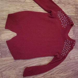 Dex burgundy sweater